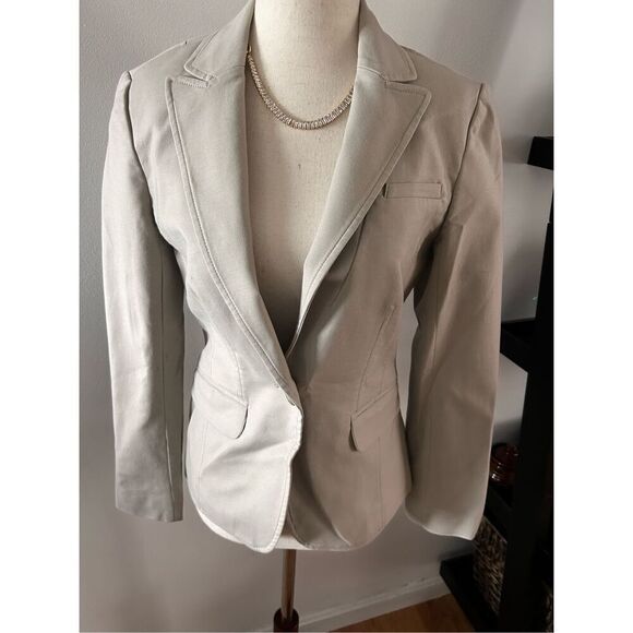 Banana republic tan blazer size 2 - Picture 1 of 5